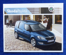 Lade das Bild in den Galerie-Viewer, Skoda Praktik Lieferwagen MJ 2011 - Prospekt Preisliste Brochure 08.2010
