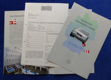 Lade das Bild in den Galerie-Viewer, Mercedes Fahrsicherheits-Training E-Klasse S-Klasse - Prospekt Brochure 01.1996
