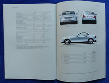 Lade das Bild in den Galerie-Viewer, Mercedes-Benz SLK Roadster Typ R170 MJ 1999 - Prospekt Brochure 08.1998
