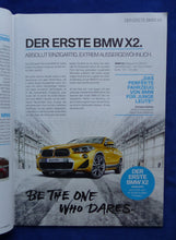 Lade das Bild in den Galerie-Viewer, BMW Menschen &amp; Mobile Magazin Nr.31 März 2018 - X2 i8 i3 2er X4 8er Mini Cabrio
