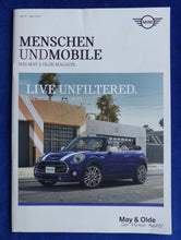 Lade das Bild in den Galerie-Viewer, BMW Menschen &amp; Mobile Magazin Nr.31 März 2018 - X2 i8 i3 2er X4 8er Mini Cabrio
