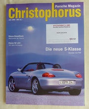 Lade das Bild in den Galerie-Viewer, Porsche Christophorus 279 Magazin 1999 Porsche 911 GT3 Boxster Spyder 550

