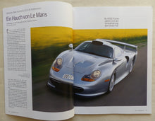Lade das Bild in den Galerie-Viewer, Porsche Christophorus 267 Magazin 1997 Porsche 911 GT1 Boxster Weissach
