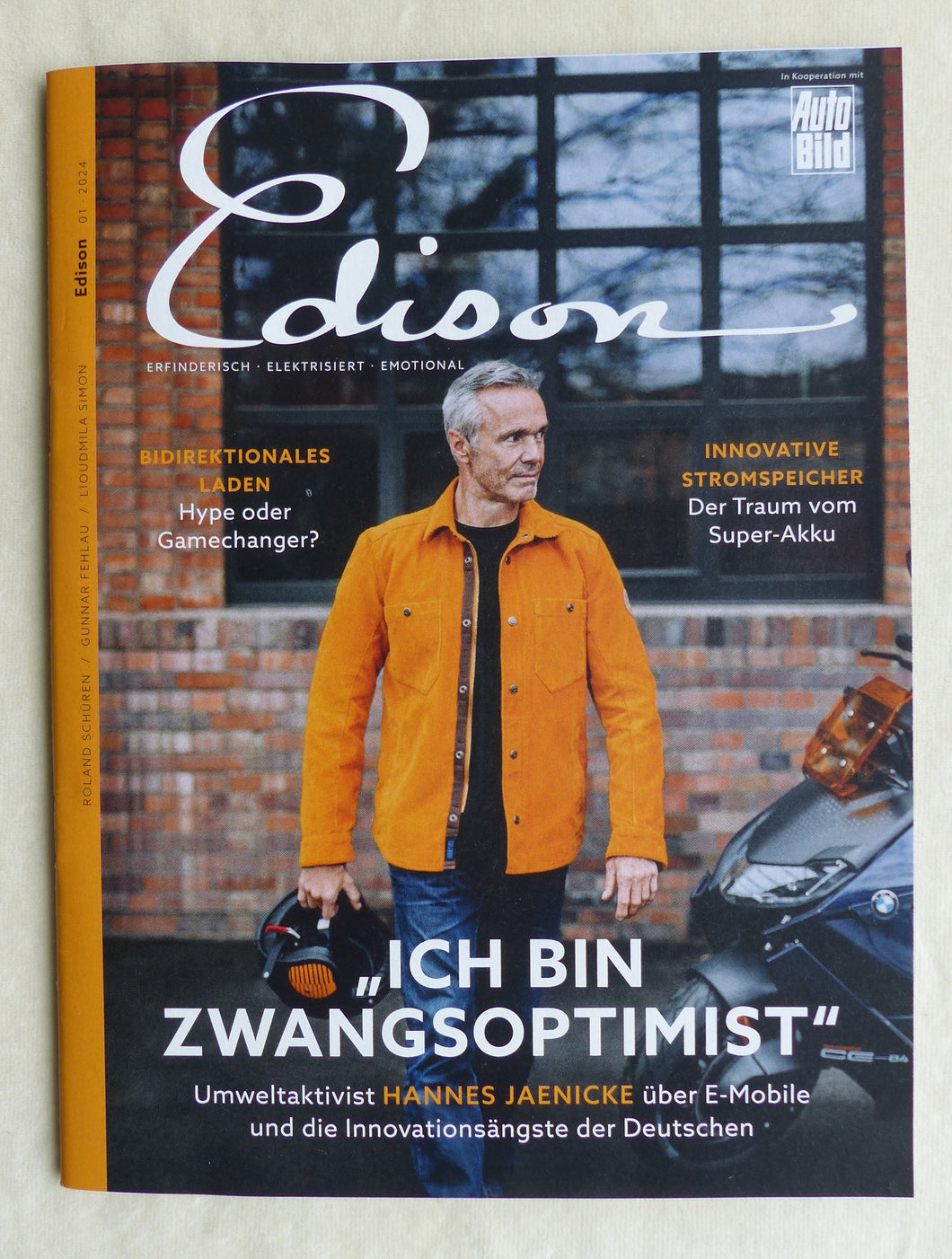Edison Spezial 01/2024 E-Mobilität Elektroauto Lucid Air Ford Capri Wasserstoff