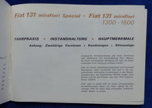 Lade das Bild in den Galerie-Viewer, Fiat 131 mirafiori 1975 - Betriebsanleitung Elektrik-Schaltplan Handbuch 12.1974
