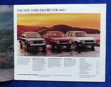 Lade das Bild in den Galerie-Viewer, Ford 1985 Escort - US-Prospekt Brochure 01.1985 USA
