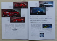 Lade das Bild in den Galerie-Viewer, Toyota Programm 1996 Corolla Camry Celica Hilux - Prospekt Brochure 09.1995
