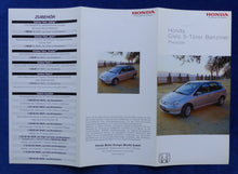 Lade das Bild in den Galerie-Viewer, Honda Civic 5-Türer Benziner - Preisliste MJ 2003 - Prospekt Brochure 02.2003
