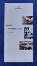 Lade das Bild in den Galerie-Viewer, Honda Civic Limousine - Preisliste MJ 1999 - Prospekt Brochure 01.1999
