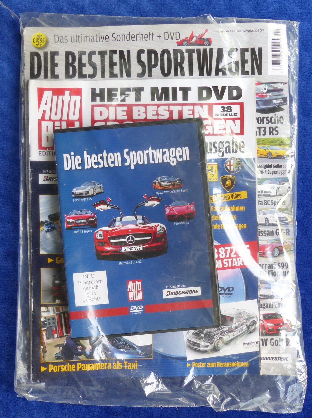 Auto Bild Sonderheft + DVD 2/2010 Sportwagen - Porsche 911 Ferrari Enzo Bugatti