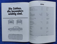 Lade das Bild in den Galerie-Viewer, BMW 524td 5er Turbodiesel E34 MJ 1988 - Prospekt Brochure 1987
