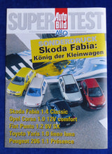 Lade das Bild in den Galerie-Viewer, Skoda Fabia Opel Corsa Fiat Punto Peugeot 206 - Sonderdruck AutoBild 05/2001
