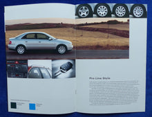 Lade das Bild in den Galerie-Viewer, Audi A4 Professional Line MJ 2000 - Prospekt Brochure 01.2000
