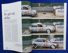 Lade das Bild in den Galerie-Viewer, Audi 100 Typ C4 Crash-Test - Sonderdruck AMS Heft 16/1991

