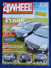 Lade das Bild in den Galerie-Viewer, 4 Wheel Fun Geländewagen Magazin 7/2005 - Nissan Honda Land Rover VW Touareg Kia

