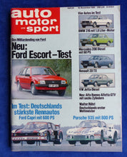 Lade das Bild in den Galerie-Viewer, Auto Motor Sport Heft 24/1980 - Porsche 935 Ford Capri Rennauto BMW Mercedes VW
