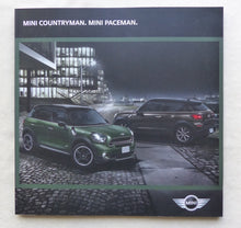 Lade das Bild in den Galerie-Viewer, Mini Countryman &amp; Paceman Cooper S JCW MJ 2015 - Prospekt Brochure 07.2014
