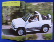 Lade das Bild in den Galerie-Viewer, Suzuki Vitara Limousine Long Cabrio MJ 1992 - Prospekt Brochure 08.1991
