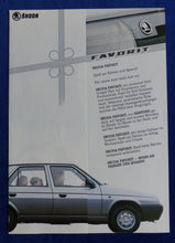 Lade das Bild in den Galerie-Viewer, Skoda Favorit 135 - Prospekt Brochure 90er
