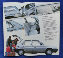 Lade das Bild in den Galerie-Viewer, Skoda Favorit 135 - Prospekt Brochure 90er
