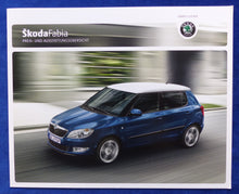 Lade das Bild in den Galerie-Viewer, Skoda Fabia MJ 2011 - Prospekt Brochure + Preisliste 03.2010
