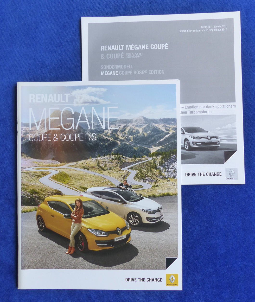 Renault Megane Coupe R.S. MJ 2015 - Prospekt Brochure + Preisliste 01.2015