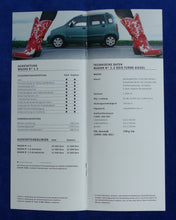 Lade das Bild in den Galerie-Viewer, Suzuki Wagon R+ - Preisliste MJ 2005 - Prospekt Brochure 09.2004
