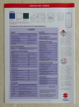 Lade das Bild in den Galerie-Viewer, Suzuki Carry Transporter MJ 2001 - Prospekt Brochure 05.2000
