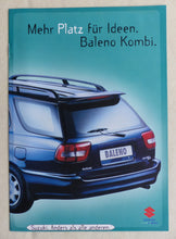 Lade das Bild in den Galerie-Viewer, Suzuki Baleno Kombi MJ 1997 - Prospekt Brochure 07.1996
