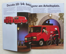 Lade das Bild in den Galerie-Viewer, Fiat Ducato Transporter Kastenwagen Kombi MJ 1988 - Prospekt Brochure 09.1987
