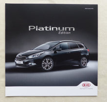 Lade das Bild in den Galerie-Viewer, Kia Platinum Edition 2015 - Rio Ceed Venga Sportage - Prospekt Brochure 01.2015
