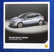 Lade das Bild in den Galerie-Viewer, Renault Megane 5-Türer MJ 2009 - Preview Prospekt Brochure 09.2008
