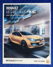 Lade das Bild in den Galerie-Viewer, Renault Megane Coupe R.S. Trophy Limited MJ 2015 - Prospekt Brochure 06.2014
