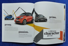 Lade das Bild in den Galerie-Viewer, Smart fortwo edition #1 MJ 2015 - Prospekt Brochure + Preisliste 01.2015
