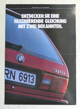Lade das Bild in den Galerie-Viewer, BMW 3er 318i touring Typ E30 MJ 1989 - Prospekt Brochure 01.1989 Großformat
