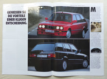 Lade das Bild in den Galerie-Viewer, BMW 3er 318i touring Typ E30 MJ 1989 - Prospekt Brochure 01.1989 Großformat
