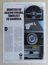 Lade das Bild in den Galerie-Viewer, BMW 3er 318i touring Typ E30 MJ 1989 - Prospekt Brochure 01.1989 Großformat
