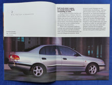 Lade das Bild in den Galerie-Viewer, Toyota Carina MJ 1996 - Prospekt Brochure + Daten &amp; Ausstattungen 02.1996
