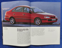 Lade das Bild in den Galerie-Viewer, Toyota Carina MJ 1996 - Prospekt Brochure + Daten &amp; Ausstattungen 02.1996
