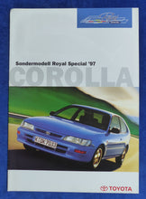 Lade das Bild in den Galerie-Viewer, Toyota Corolla Royal Special Sondermodell MJ 1997 - Prospekt Brochure 02.1997
