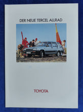 Lade das Bild in den Galerie-Viewer, Toyota Tercel Allrad MJ 1983 - Prospekt Brochure 10.1982
