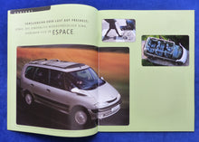 Lade das Bild in den Galerie-Viewer, Renault Espace &amp; Grand Espace MJ 2000 - Prospekt Brochure + Preisliste 06.1999
