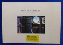 Lade das Bild in den Galerie-Viewer, Renault 19 Cabrio MJ 1993 - Prospekt Brochure 08.1992
