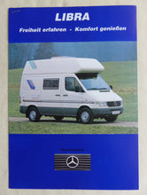 Lade das Bild in den Galerie-Viewer, Schwabenmobil Libra K30 Mercedes Sprinter - Prospekt Brochure + Preisliste 1996
