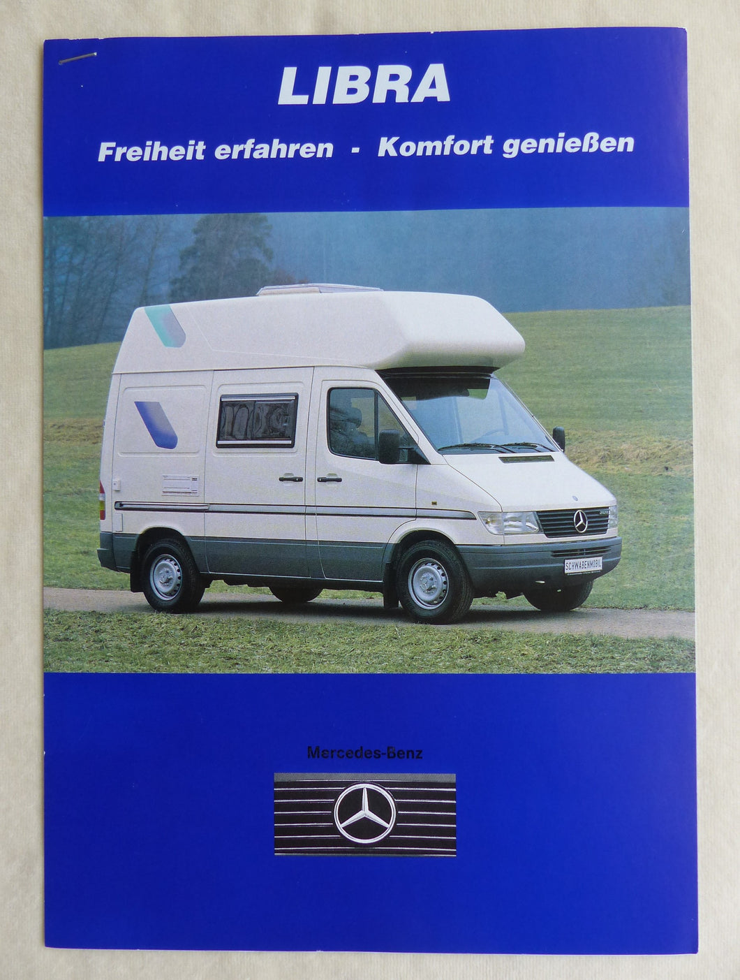 Schwabenmobil Libra K30 Mercedes Sprinter - Prospekt Brochure + Preisliste 1996