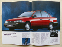 Lade das Bild in den Galerie-Viewer, Toyota Corolla Liftback Limousine Combi MJ 1993 - Prospekt Brochure 08.1992
