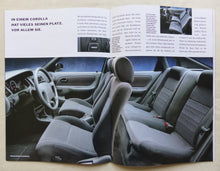 Lade das Bild in den Galerie-Viewer, Toyota Corolla Liftback Limousine Combi MJ 1993 - Prospekt Brochure 08.1992

