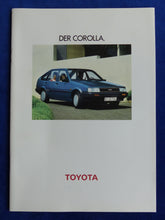 Lade das Bild in den Galerie-Viewer, Toyota Corolla Limousine Liftback Coupe Combi MJ 1984 Prospekt Brochure 07.1983
