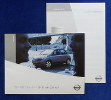 Lade das Bild in den Galerie-Viewer, Nissan Micra MJ 2004 - Prospekt Brochure + Preisliste 09.2003
