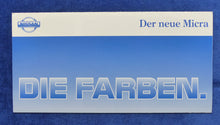 Lade das Bild in den Galerie-Viewer, Nissan Micra - Farben MJ 1993 - Prospekt Brochure 11.1992
